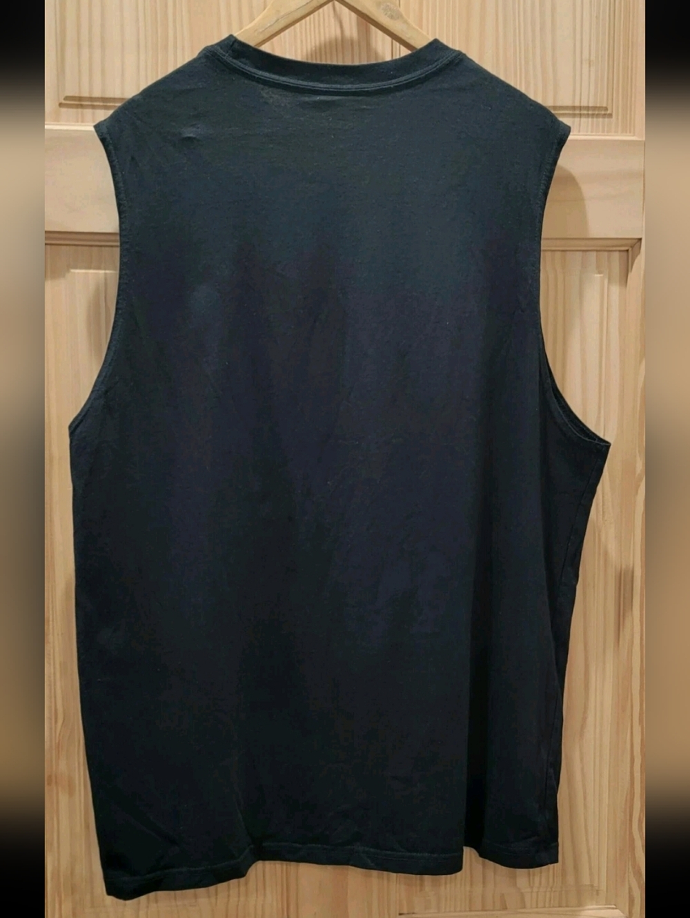 Flag Bandana Sleeveless Biker T-Shirt Sz L - Picture 2 of 3